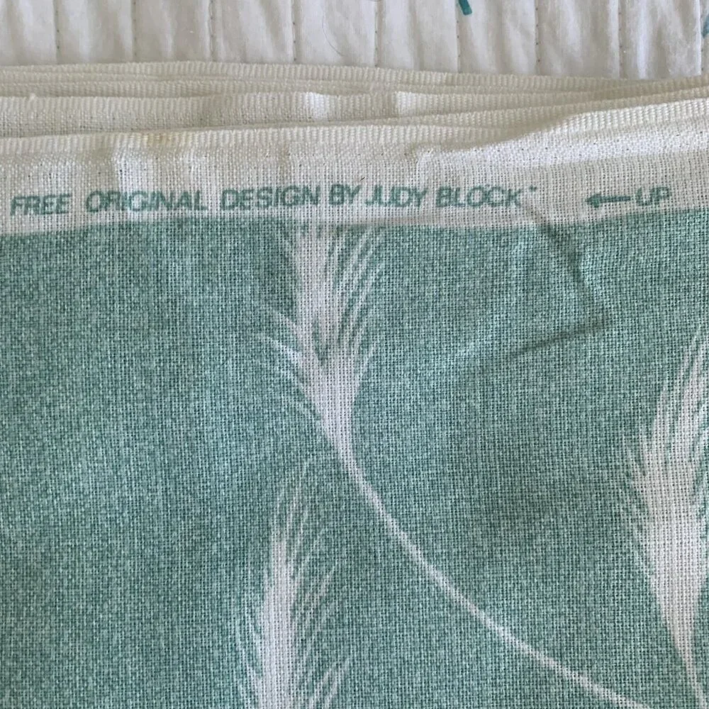 Judy Block Design Trevira Curtain Fabric 7 Yards 48” Width Sea Green